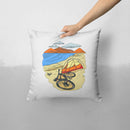 HUEF Escape The Ordinary // ink-Fuzed Throw Pillow