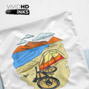 HUEF Escape The Ordinary // ink-Fuzed Throw Pillow