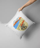 HUEF Escape The Ordinary // ink-Fuzed Throw Pillow