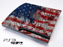 Vintage American Flag Skin for the Playstation 3