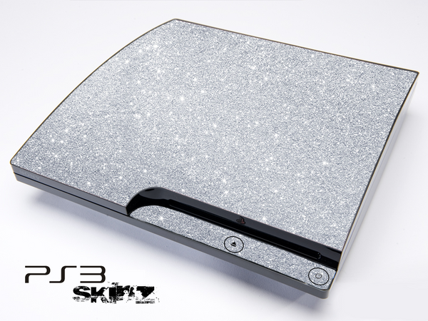 Silver Glitter Ultra Metallic Skin for the Playstation 3