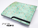 Green Vintage Pattern Skin for the Playstation 3