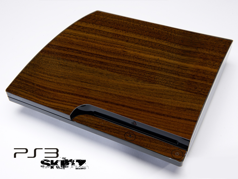 Walnut Wood Skin for the Playstation 3