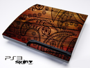 Tattooed Wood Skin for the Playstation 3