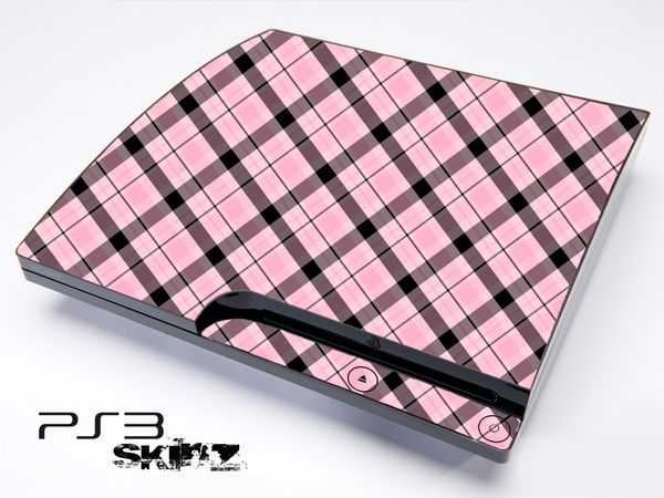 Pink Plaid Skin for the Playstation 3