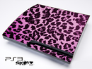 Purple Cheetah Skin for the Playstation 3