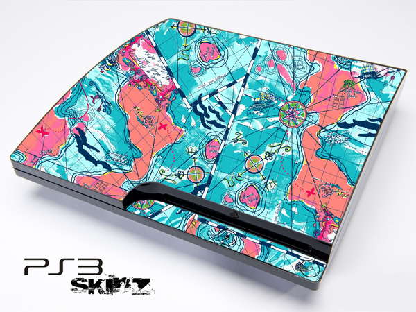 Abstract Neon Map Skin for the Playstation 3