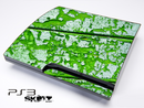 Green Aged Wood Skin for the Playstation 3