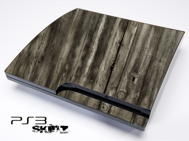 Dark Wood Planked Skin for the Playstation 3