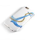 Painted Blue Summer Anchor iPhone 6/6s or 6/6s Plus 2-Piece Hybrid INK-Fuzed Case