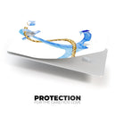 Painted Blue Summer Anchor - Premium Protective Decal Skin-Kit for the Apple Credit Card