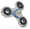 Painted Blue Summer Anchor Full-Body Fidget Spinner Skin-Kit