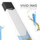Painted Blue Summer Anchor - Premium Decal Protective Skin-Wrap Sticker compatible with the Juul Labs vaping device