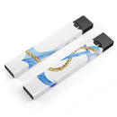 Painted Blue Summer Anchor - Premium Decal Protective Skin-Wrap Sticker compatible with the Juul Labs vaping device