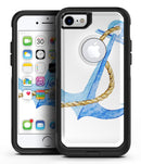 Painted Blue Summer Anchor - iPhone 7 or 8 OtterBox Case & Skin Kits