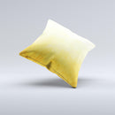 Painted Tall Grass with Sunrise ink-Fuzed Decorative Throw Pillow