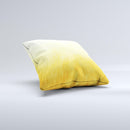 Painted Tall Grass with Sunrise ink-Fuzed Decorative Throw Pillow