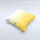 Painted Tall Grass with Sunrise ink-Fuzed Decorative Throw Pillow