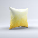 Painted Tall Grass with Sunrise ink-Fuzed Decorative Throw Pillow