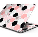 Pale Pink Hex copy - Skin Decal Wrap Kit Compatible with the Apple MacBook Pro, Pro with Touch Bar or Air (11", 12", 13", 15" & 16" - All Versions Available)