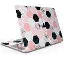Pale Pink Hex copy - Skin Decal Wrap Kit Compatible with the Apple MacBook Pro, Pro with Touch Bar or Air (11", 12", 13", 15" & 16" - All Versions Available)