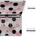 Pale Pink Hex copy - Skin Decal Wrap Kit Compatible with the Apple MacBook Pro, Pro with Touch Bar or Air (11", 12", 13", 15" & 16" - All Versions Available)
