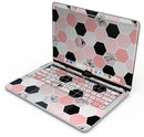 Pale Pink Hex copy - Skin Decal Wrap Kit Compatible with the Apple MacBook Pro, Pro with Touch Bar or Air (11", 12", 13", 15" & 16" - All Versions Available)