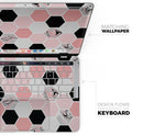 Pale Pink Hex - Skin Decal Wrap Kit Compatible with the Apple MacBook Pro, Pro with Touch Bar or Air (11", 12", 13", 15" & 16" - All Versions Available)