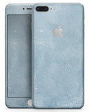Pale Blue Cracked Concrete - Skin-kit for the iPhone 8 or 8 Plus