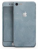 Pale Blue Cracked Concrete - Skin-kit for the iPhone 8 or 8 Plus
