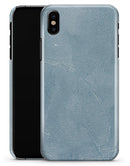 Pale Blue Cracked Concrete - iPhone X Clipit Case