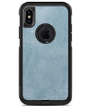 Pale Blue Cracked Concrete - iPhone X OtterBox Case & Skin Kits