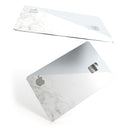 Pale Blue and White Marble Surface - Premium Protective Decal Skin-Kit for the Apple Credit Card