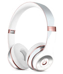 Pale Blue and White Marble Surface Full-Body Skin Kit for the Beats by Dre Solo 3 Wireless Headphones