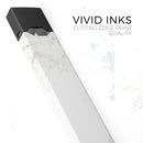 Pale Blue and White Marble Surface - Premium Decal Protective Skin-Wrap Sticker compatible with the Juul Labs vaping device