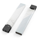 Pale Blue and White Marble Surface - Premium Decal Protective Skin-Wrap Sticker compatible with the Juul Labs vaping device