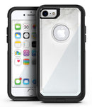 Pale Blue and White Marble Surface - iPhone 7 or 7 Plus Commuter Case Skin Kit
