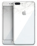 Pale Blue and White Marble Surface - Skin-kit for the iPhone 8 or 8 Plus