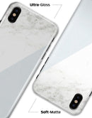 Pale Blue and White Marble Surface - iPhone X Clipit Case