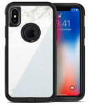 Pale Blue and White Marble Surface - iPhone X OtterBox Case & Skin Kits