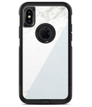 Pale Blue and White Marble Surface - iPhone X OtterBox Case & Skin Kits
