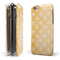 Pale Orange and Vintage White Polkadots iPhone 6/6s or 6/6s Plus 2-Piece Hybrid INK-Fuzed Case