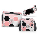 Pale Pink Hex // Skin Decal Wrap Kit for Nintendo Switch Console & Dock, Joy-Cons, Pro Controller, Lite, 3DS XL, 2DS XL, DSi, or Wii - Vinyl Skin Wrap for Nintendo Switch 2, OLED, Lite, Pro Controller, Wii & Classic Handhelds