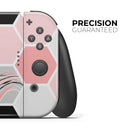 Pale Pink Hex // Skin Decal Wrap Kit for Nintendo Switch Console & Dock, Joy-Cons, Pro Controller, Lite, 3DS XL, 2DS XL, DSi, or Wii - Vinyl Skin Wrap for Nintendo Switch 2, OLED, Lite, Pro Controller, Wii & Classic Handhelds