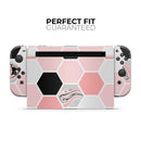 Pale Pink Hex // Skin Decal Wrap Kit for Nintendo Switch Console & Dock, Joy-Cons, Pro Controller, Lite, 3DS XL, 2DS XL, DSi, or Wii - Vinyl Skin Wrap for Nintendo Switch 2, OLED, Lite, Pro Controller, Wii & Classic Handhelds