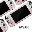 Pale Pink Hex // Skin Decal Wrap Kit for Nintendo Switch Console & Dock, Joy-Cons, Pro Controller, Lite, 3DS XL, 2DS XL, DSi, or Wii - Vinyl Skin Wrap for Nintendo Switch 2, OLED, Lite, Pro Controller, Wii & Classic Handhelds