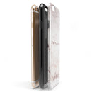 Pale Pink Marble Surface iPhone 6/6s or 6/6s Plus 2-Piece Hybrid INK-Fuzed Case