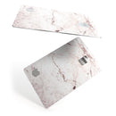 Pale Pink Marble Surface - Premium Protective Decal Skin-Kit for the Apple Credit Card