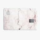 Pale Pink Marble Surface - Premium Protective Decal Skin-Kit for the Apple Credit Card