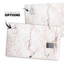Pale Pink Marble Surface - Premium Protective Decal Skin-Kit for the Apple Credit Card
